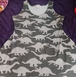 Cow Cow dress, Dinosaur